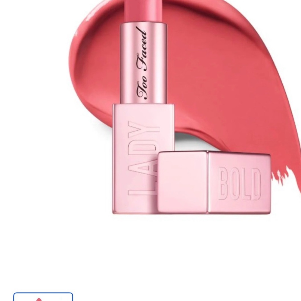 Too Faced Lady Bold Lipstick - brand new on box color Dear Diary